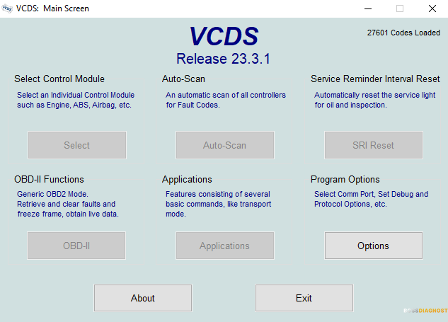 Программа VCDS 23.3 для диагностики, настройки и кодирования автомобилей группы VAG vcds_23.3 фото