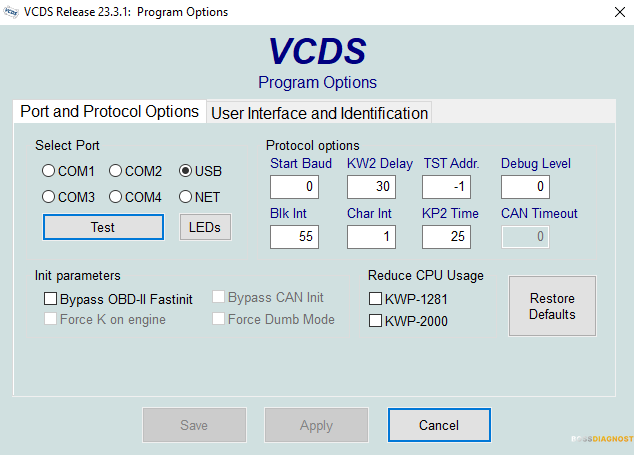 Програма VCDS 23.3 для діагностики, налаштування та кодування автомобілів групи VAG vcds_23.3 фото