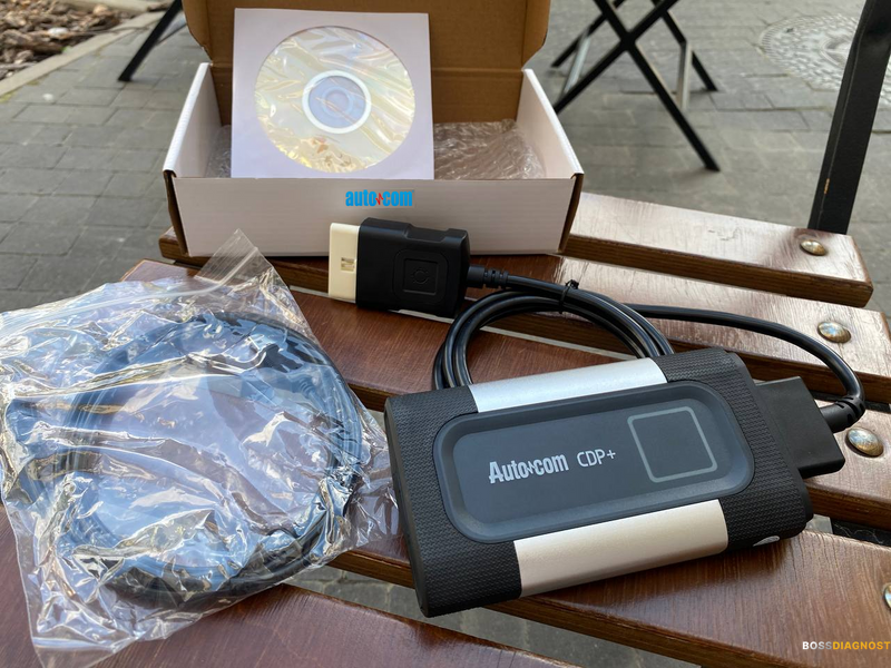 Двоплатний сканер AutoCom CDP+ 2021.11 універсальний діагностичний автоксканер Автоком та найновіші програми Delphi, Auto Com, WOW у комплекті АвтоКом 2 плати з Bluetooth фото