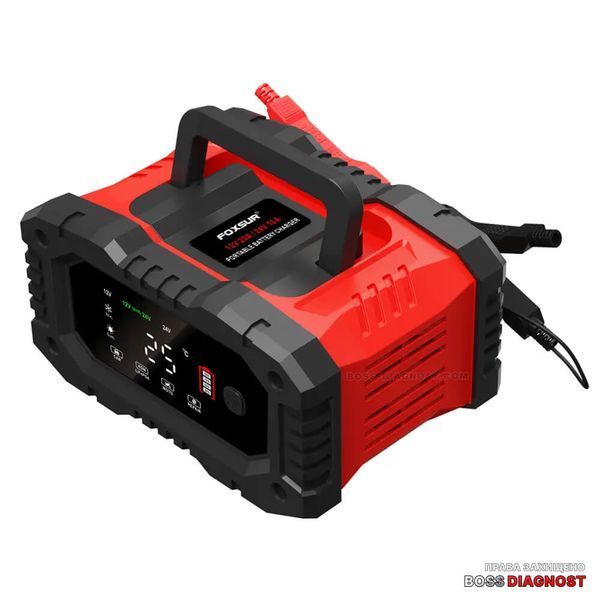 Зарядное устройство для аккумуляторов Foxsur FPT-200 (12V 20A / 24V 10A) 6-300Ah, автоматический, импульсный FPT-200 фото
