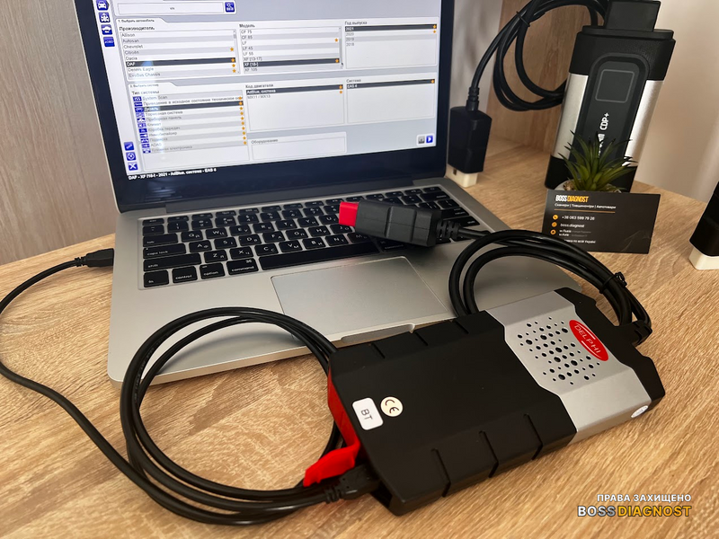 Двоплатний сканер Delphi DS150E 2024 з Bluetooth Delphi 2 platu + BT фото