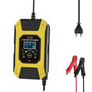 Foxsur FBC1207D зарядное устройство для аккумуляторов (12V 7A, 6-120Ah) автоматический, импульсный FBC1207D фото