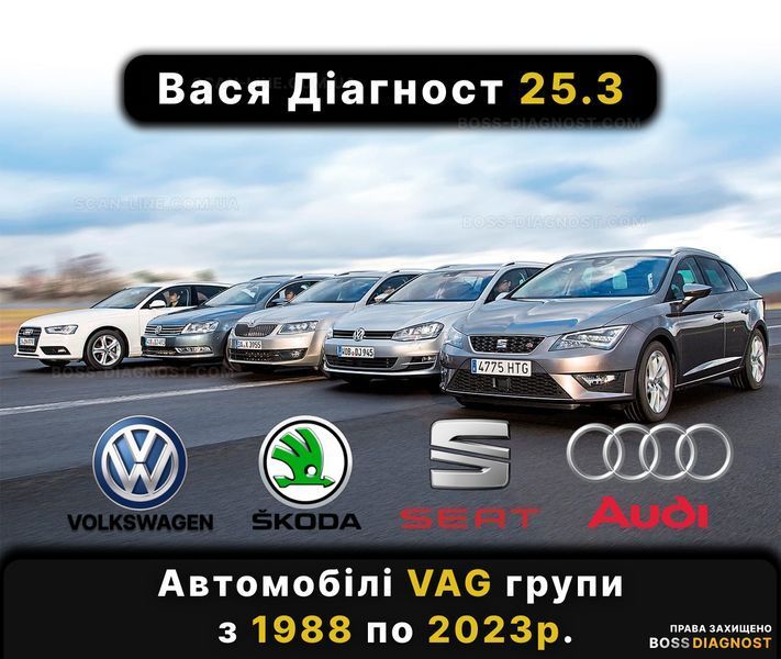 ВАСЯ Диагност 25.3 автосканер Vag Com HEX V2 всдс VCDS vasia_25.3 фото