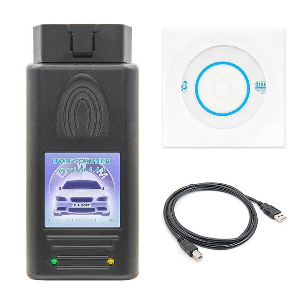 Автомобільний сканер BMW scanner 1.4.0 для Кабель для діагностики бмв E38, E39, E46, E53, E83, E85 bmw_1.4.0 фото
