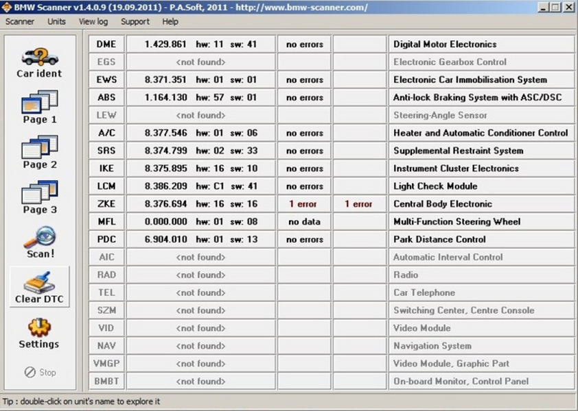Автомобільний сканер BMW scanner 1.4.0 для Кабель для діагностики бмв E38, E39, E46, E53, E83, E85 bmw_1.4.0 фото