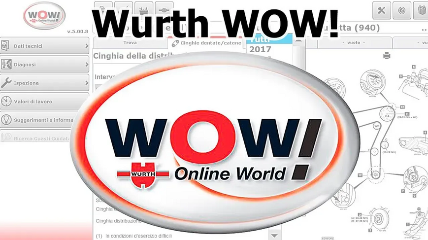 Програма Wurth WoW! 5.00.8 ru | електросхеми, діагностика, технічна інформація Wurth_WoW фото
